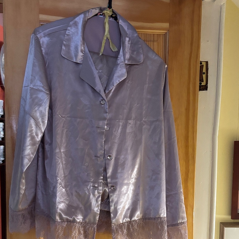 2 Piece Silky Mink Color pajamas size large
